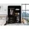 Tuhome Denver Adjustable Armoire, Rods, Double Door Cabinet, Three Drawers, Two Shelves, Black CLW5948 - alternate 2